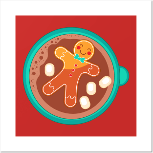 Gingerbread man Posters and Art